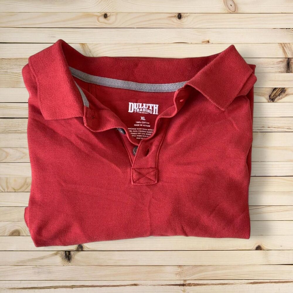 Duluth-trading-company‎ Men's Burnt Orange Polo-shirts